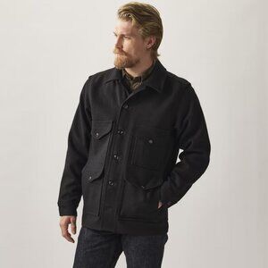 Filson Mackinaw Wool Cruiser Jacket - Dark Navy - XL/48